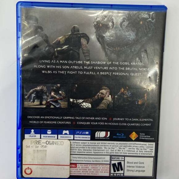 God of War Game for PS4 | Epic Adventure | Compatible | New Disc - Picture 2 of 2